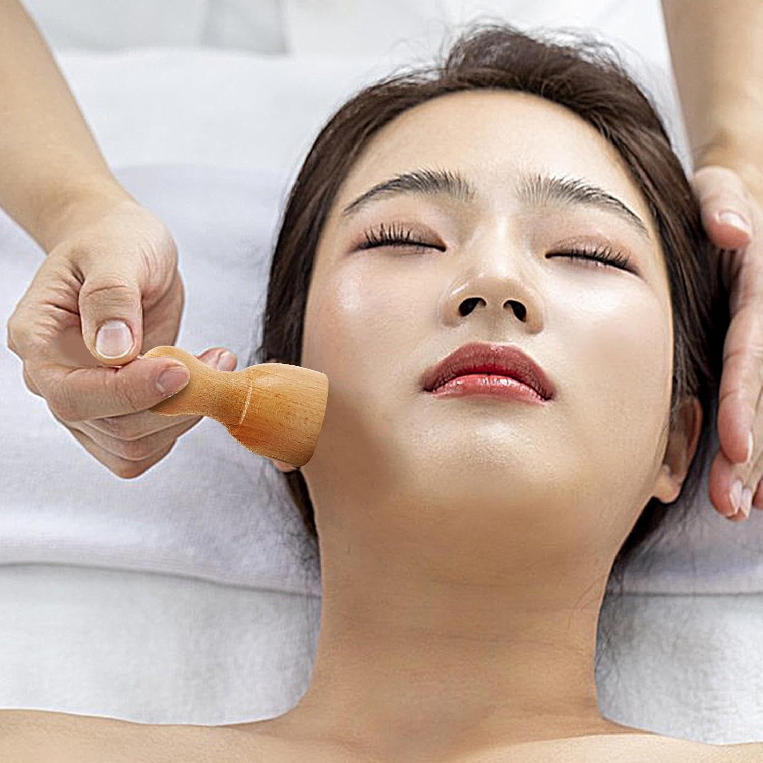 Vaso De Masaje Facial Con Ventosas: Herramienta De Masaje De Elevación Facial, Herramienta De Modelado Facial De Madera, Vasos Para El Cuidado De La Piel, Herramienta Guasha Para Cuerpo, Cara,