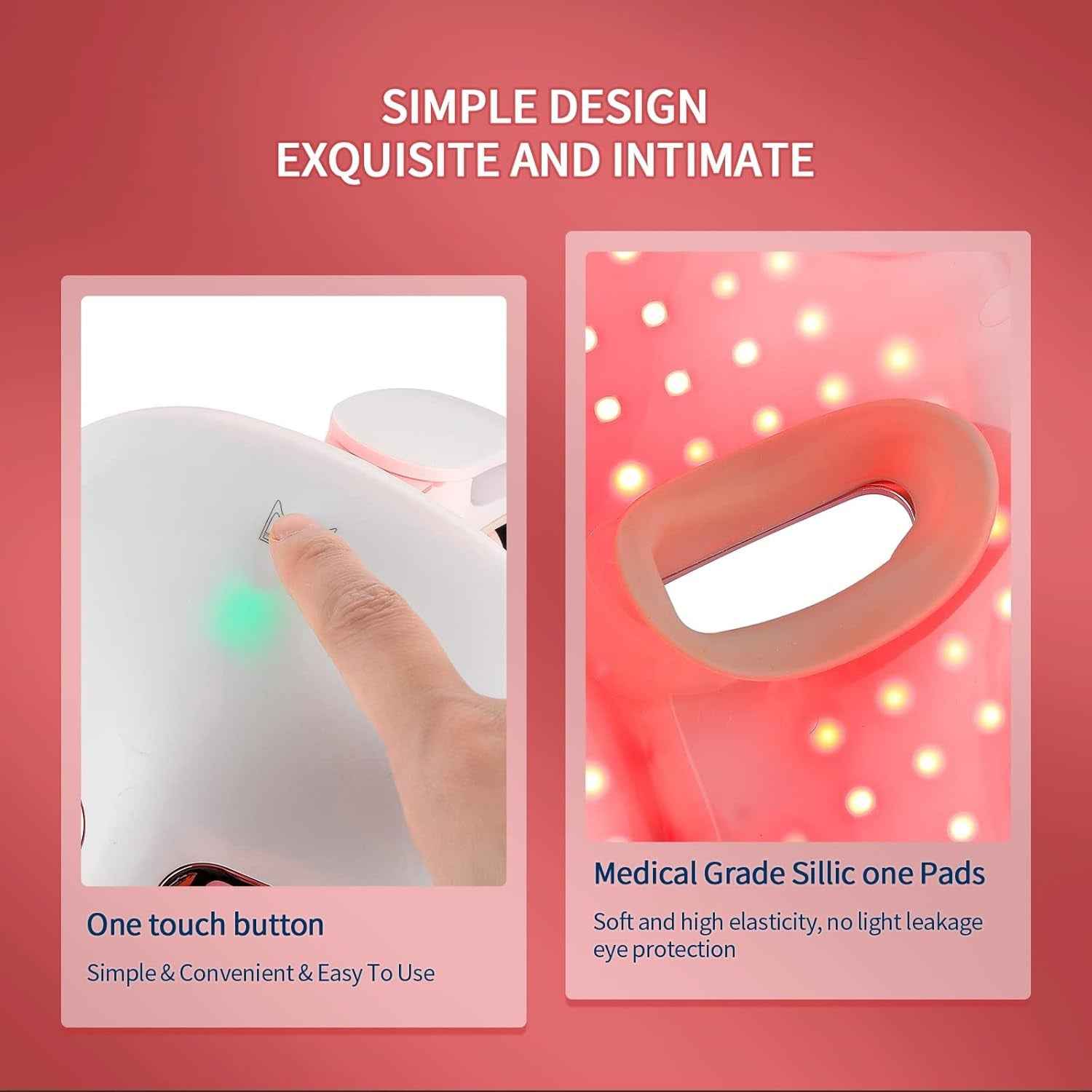 Máscara LED Facial 7 Colores - Terapia de Luz Profesional SPA